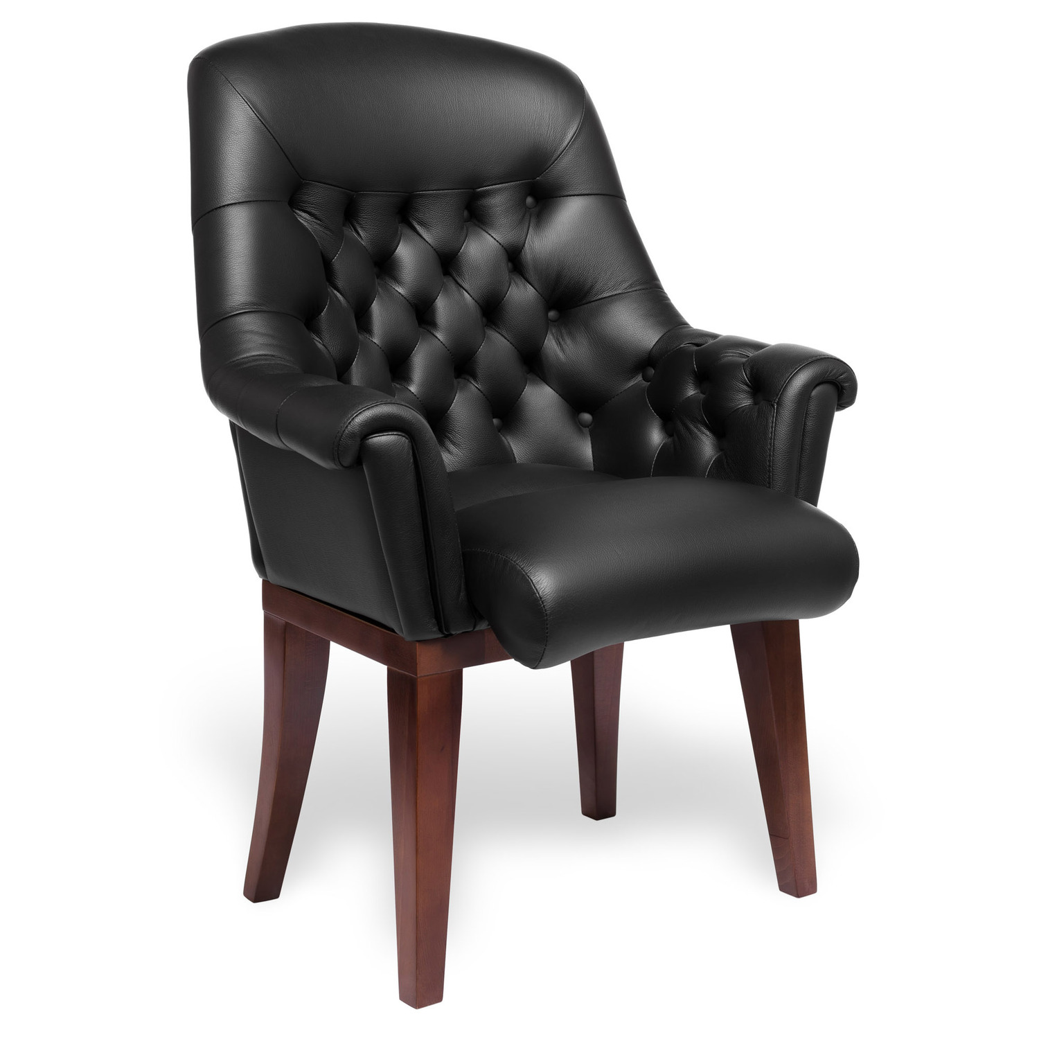 Zurich BD - кресло для посетителей в натуральной коже Zurich BD - кресло для посетителей в натуральной коже