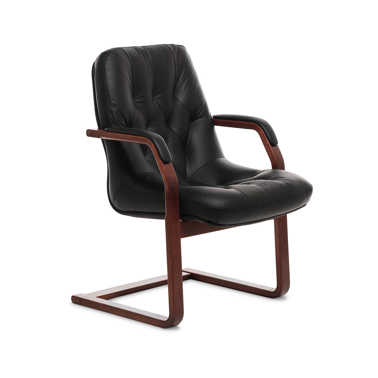 Premier C - кресло для посетителей в натуральной коже Premier C - кресло для посетителей в натуральной коже