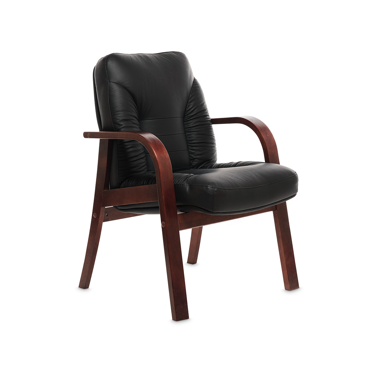 Tango D - кресло для посетителей в натуральной коже Tango D - кресло для посетителей в натуральной коже