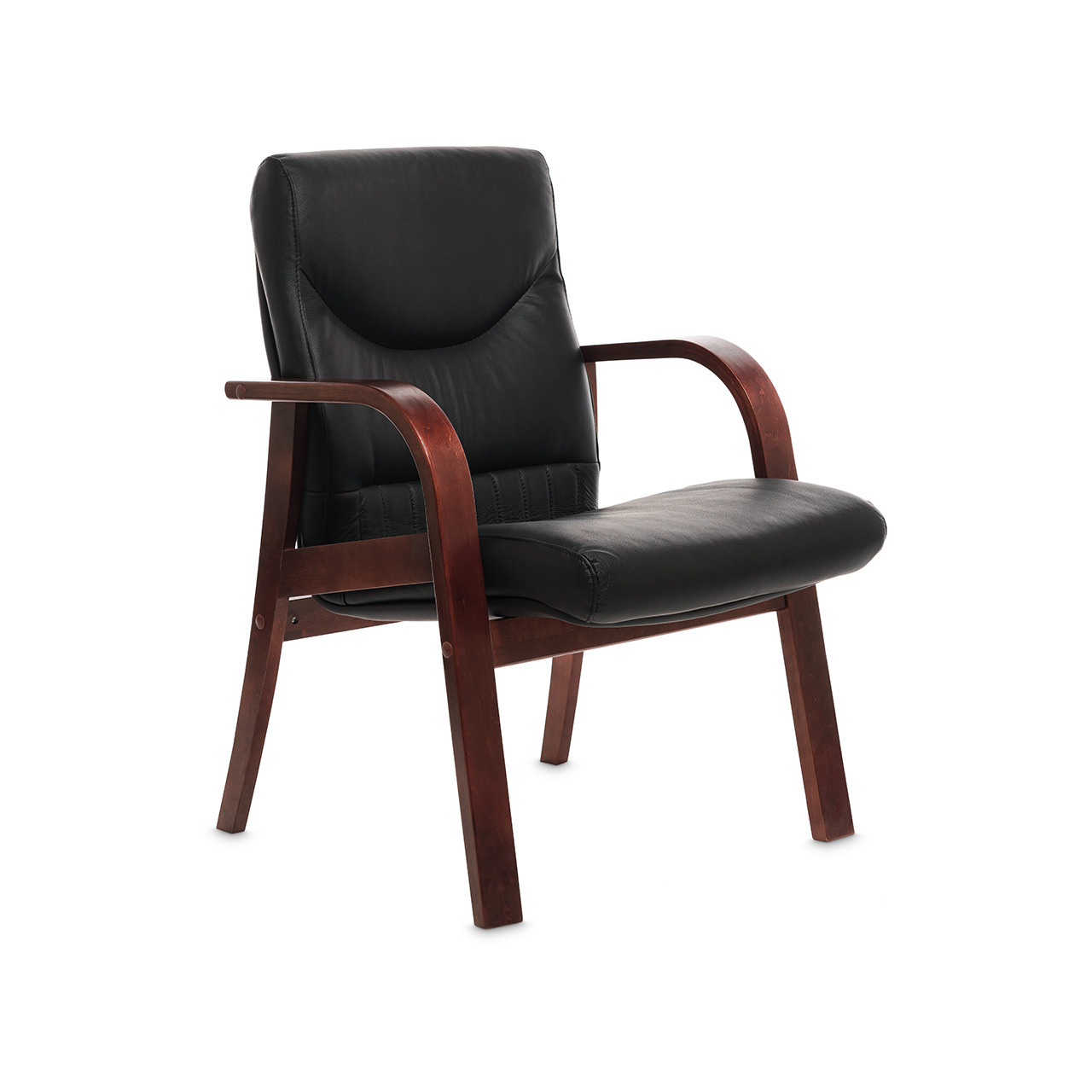 Swing D - кресло для посетителей в натуральной коже Swing D - кресло для посетителей в натуральной коже