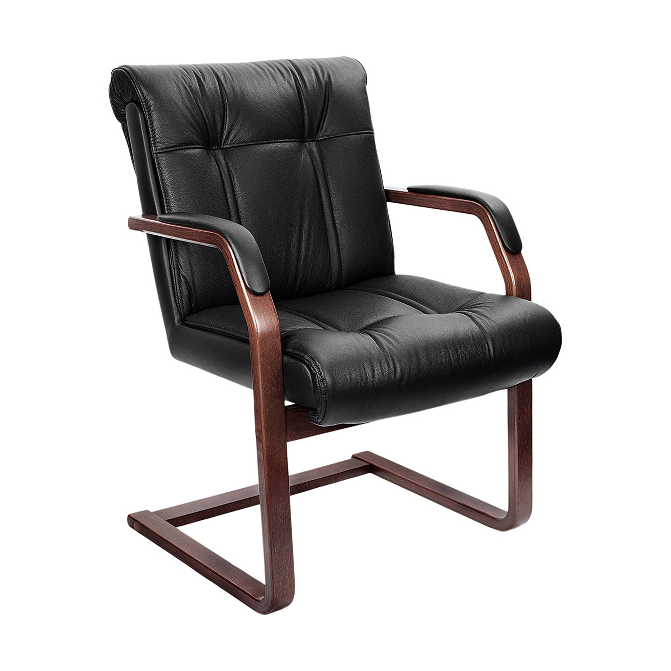 Paris C - кресло для посетителей в натуральной коже Paris C - кресло для посетителей в натуральной коже