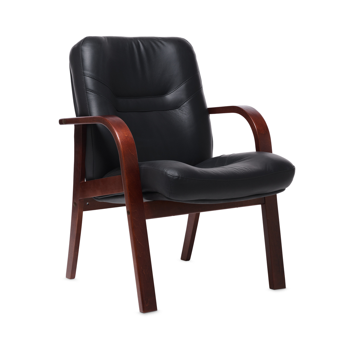 Minister D - кресло для посетителей в натуральной коже