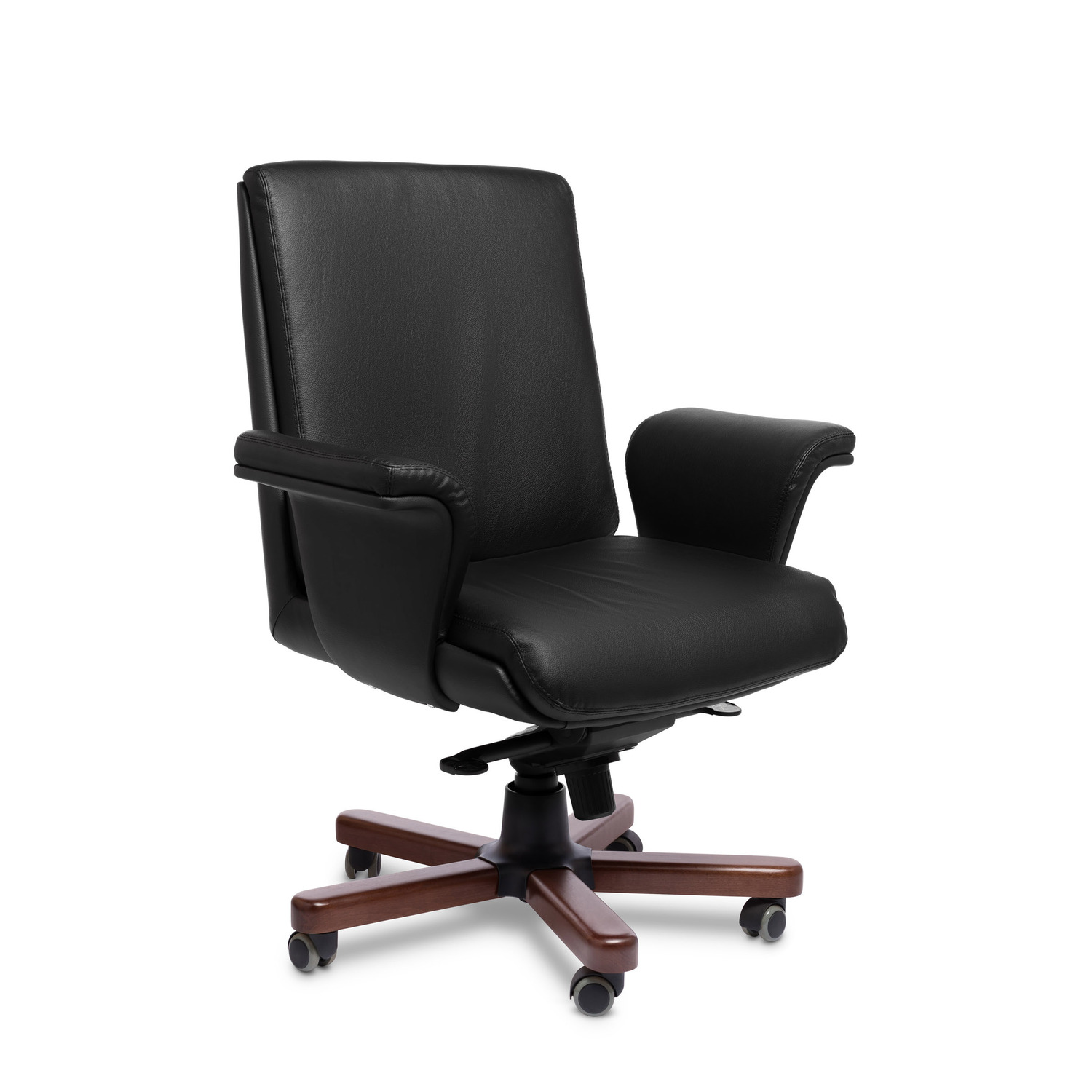 Split B - кресло для руководителя с низкой спинкой в натуральной коже Split B - кресло для руководителя с низкой спинкой в натуральной коже