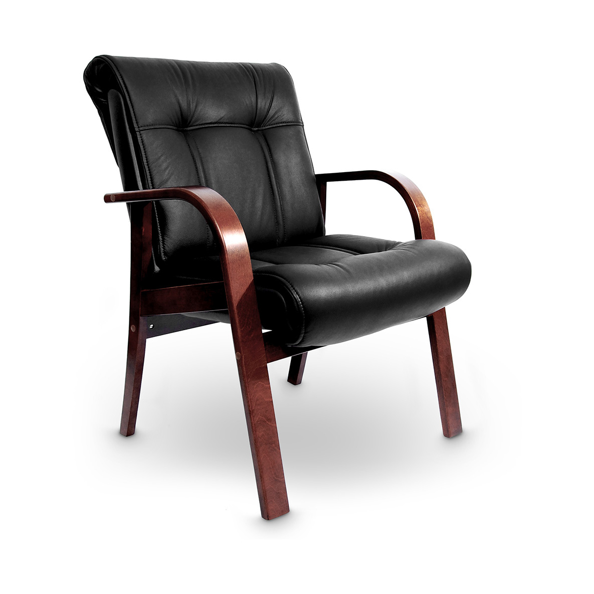 Paris D - кресло для посетителей в натуральной коже Paris D - кресло для посетителей в натуральной коже