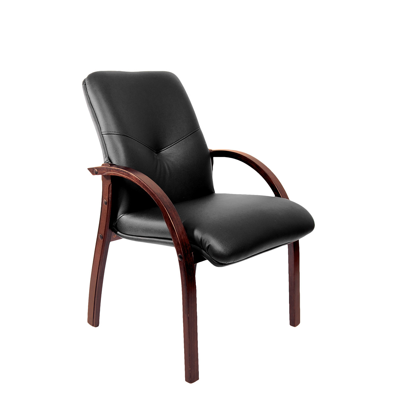 Mercury D - кресло для посетителей в натуральной коже Mercury D - кресло для посетителей в натуральной коже