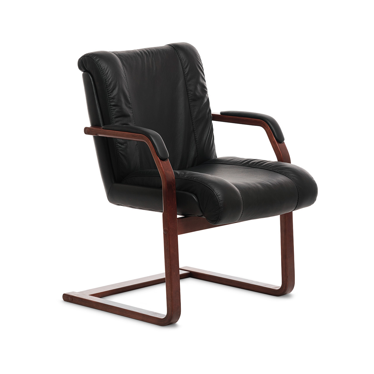 Master С - кресло для посетителей в натуральной коже Master С - кресло для посетителей в натуральной коже